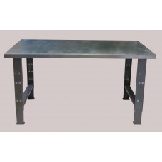 Darbo stalas, 2000x750mm, 3mm plieno paviršius, reguliuojamas aukštis, platesnės kojos (80mm)
